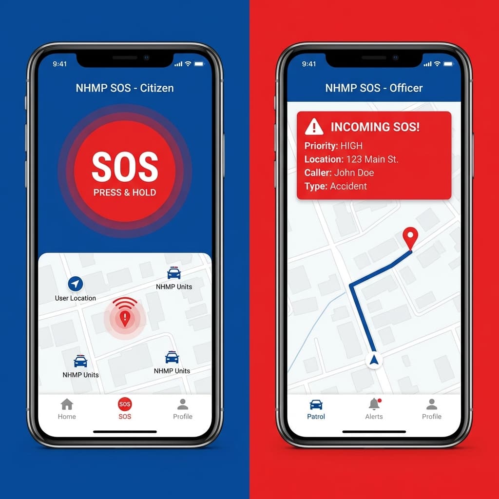 NHMP SOS App